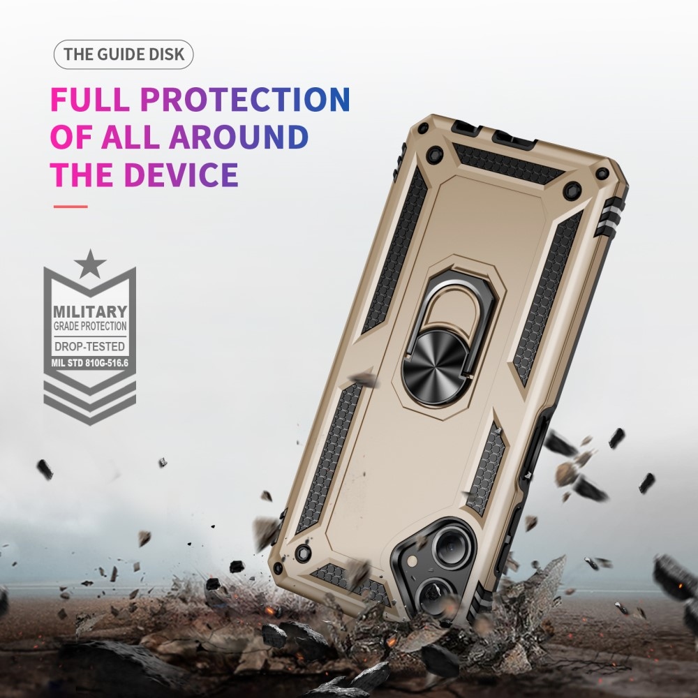 Rings odolný kryt na Samsung Galaxy A06 4G - zlatý