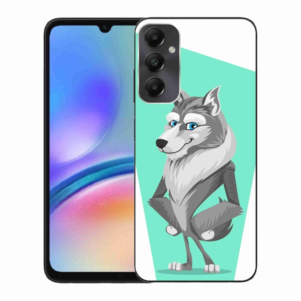 Gelový kryt mmCase na Samsung Galaxy A05s - kreslený vlk