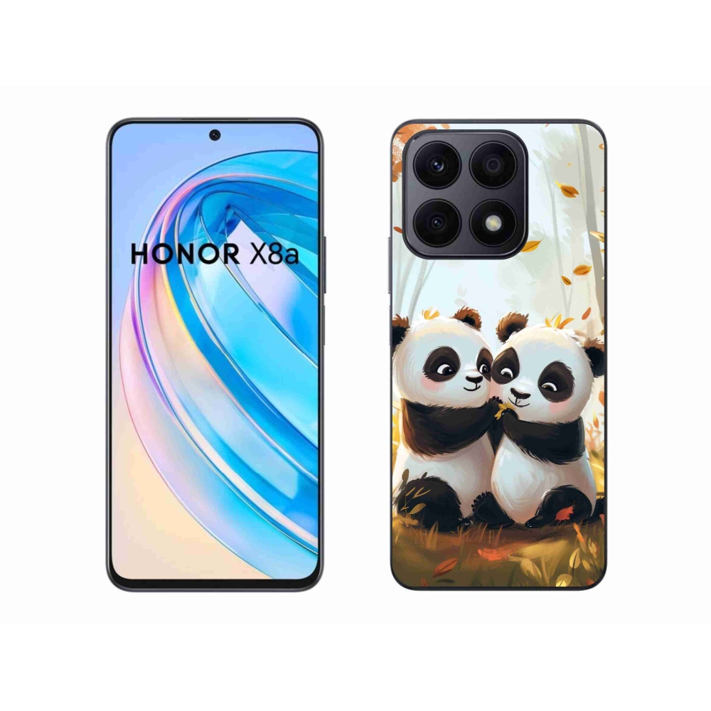 Gelový kryt mmCase na Honor X8a - pandy