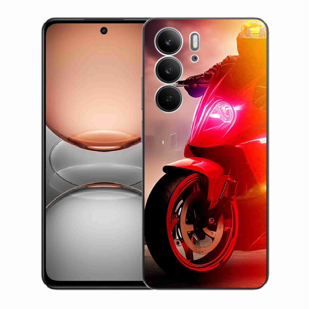 Gelový kryt mmCase na Realme C75 - motorka