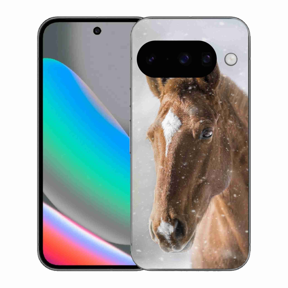 Gelový kryt mmCase na Google Pixel 10 - hnědý kůň 2