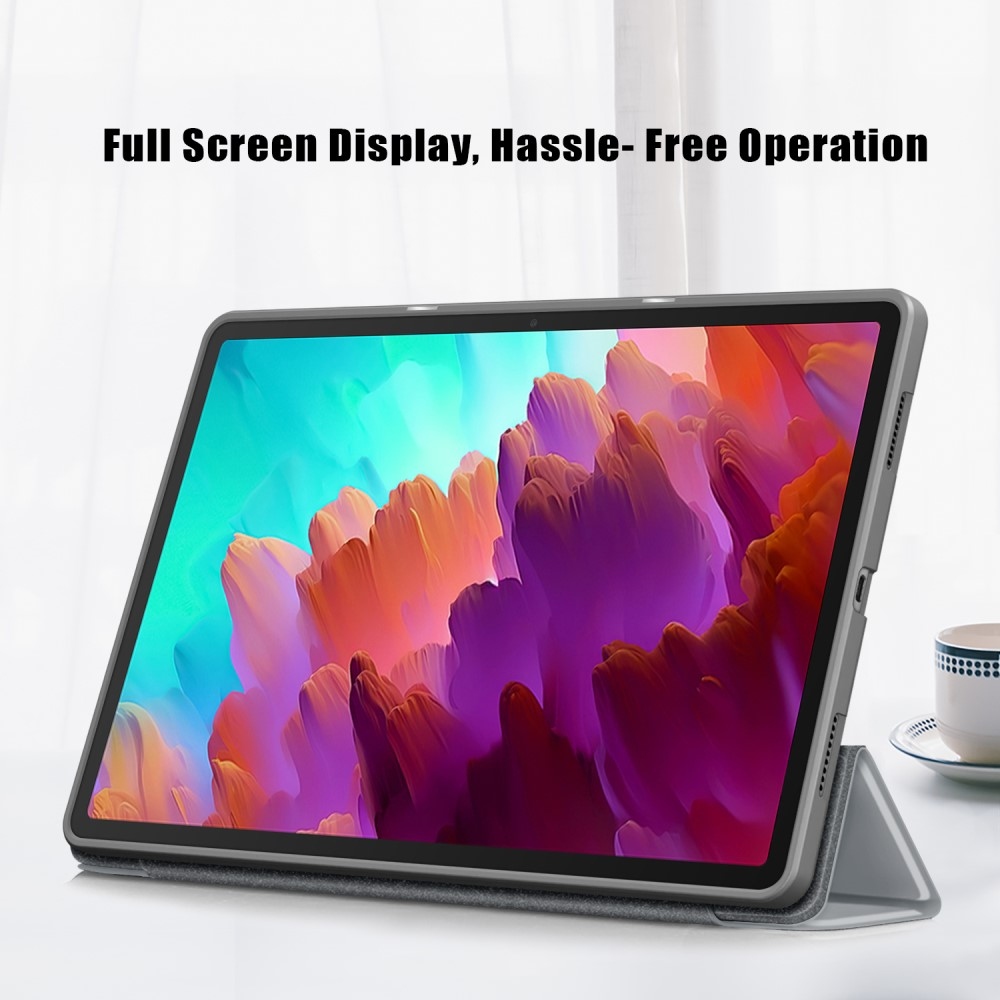 Case chytré zavírací pouzdro na tablet Lenovo Tab P12 - šedé