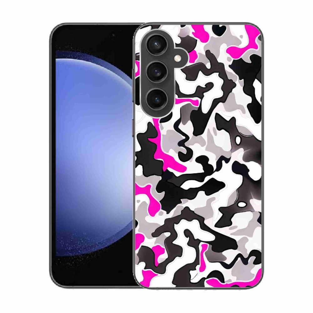 Gelový kryt mmCase na Samsung Galaxy S23 FE - maskáčový vzor 5