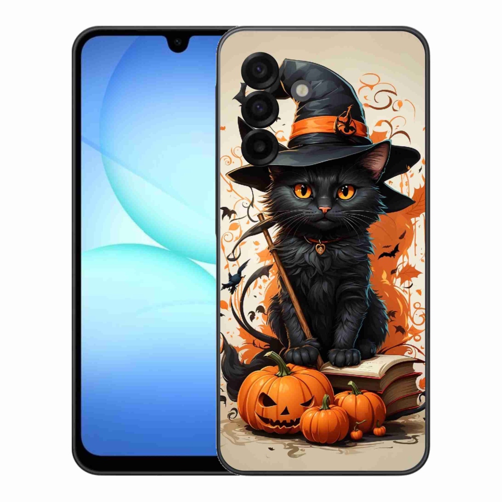 Gelový kryt mmCase na Samsung Galaxy A17 5G - kocour čaroděj