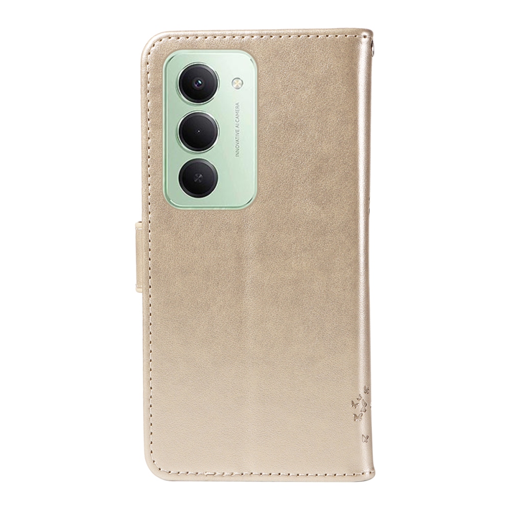 Trees knížkové pouzdro na Xiaomi Redmi 15 4G (171mm) - zlaté
