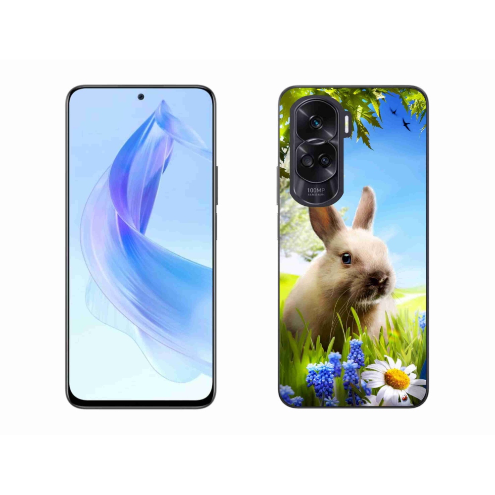 Gelový kryt mmCase na Honor 90 Lite - zajíček