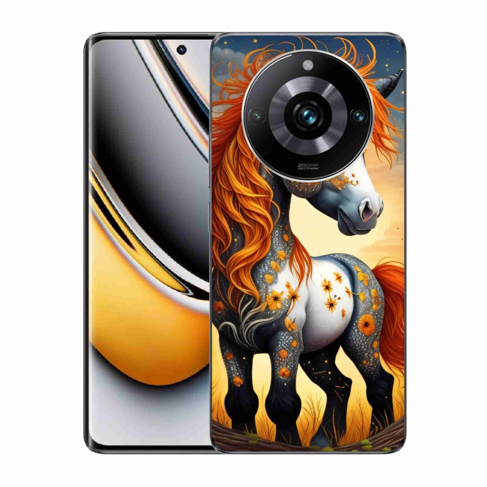 Gelový kryt mmCase na Realme 11 Pro/11 Pro+ - barevný poník