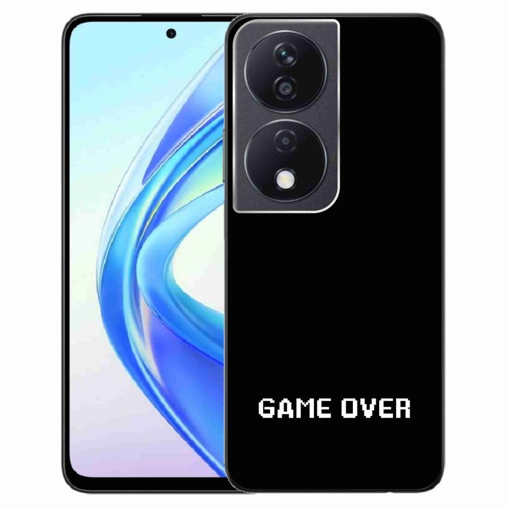 Gelový kryt mmCase na Honor X7b/Honor 90 Smart - game over černé pozadí