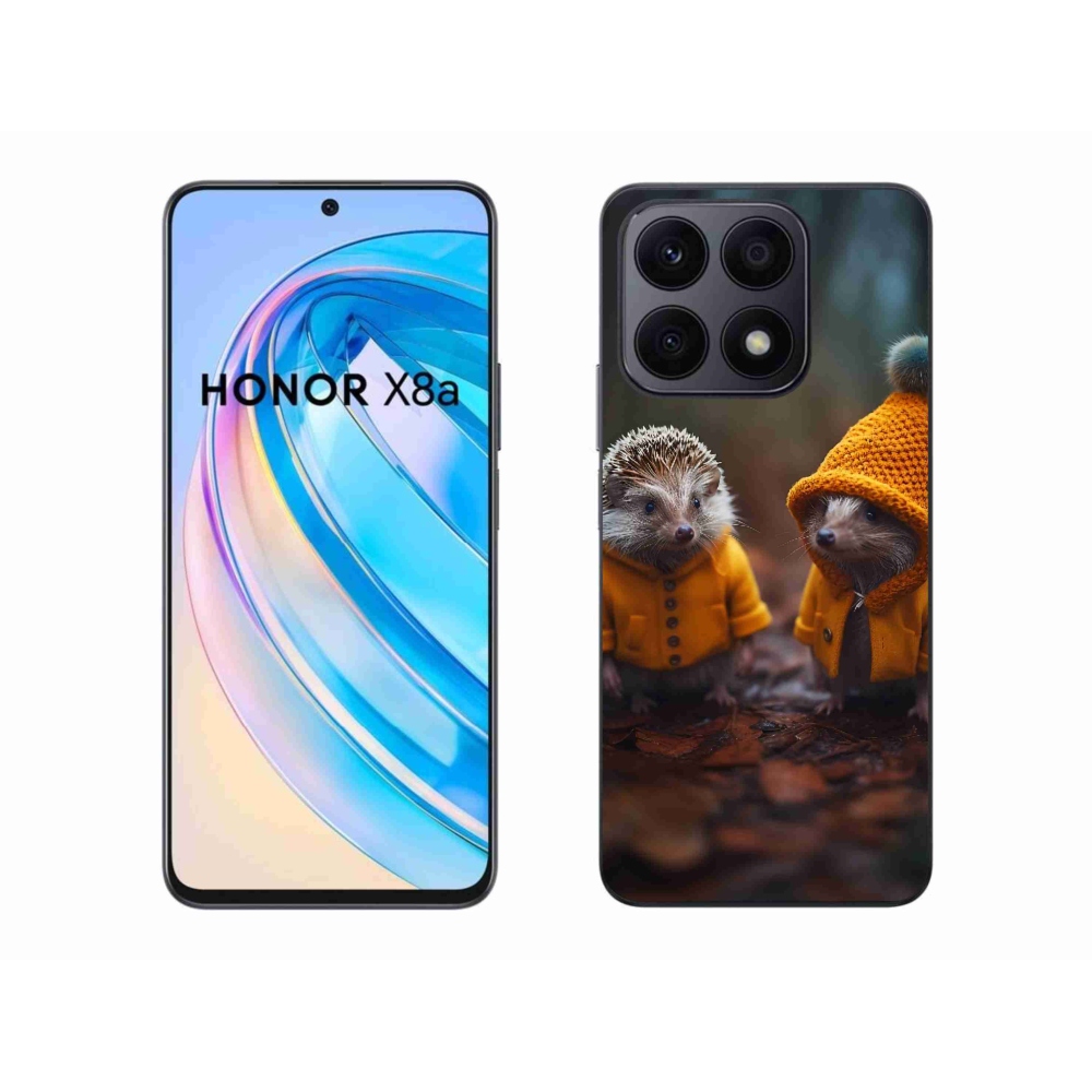 Gelový kryt mmCase na Honor X8a - ježci