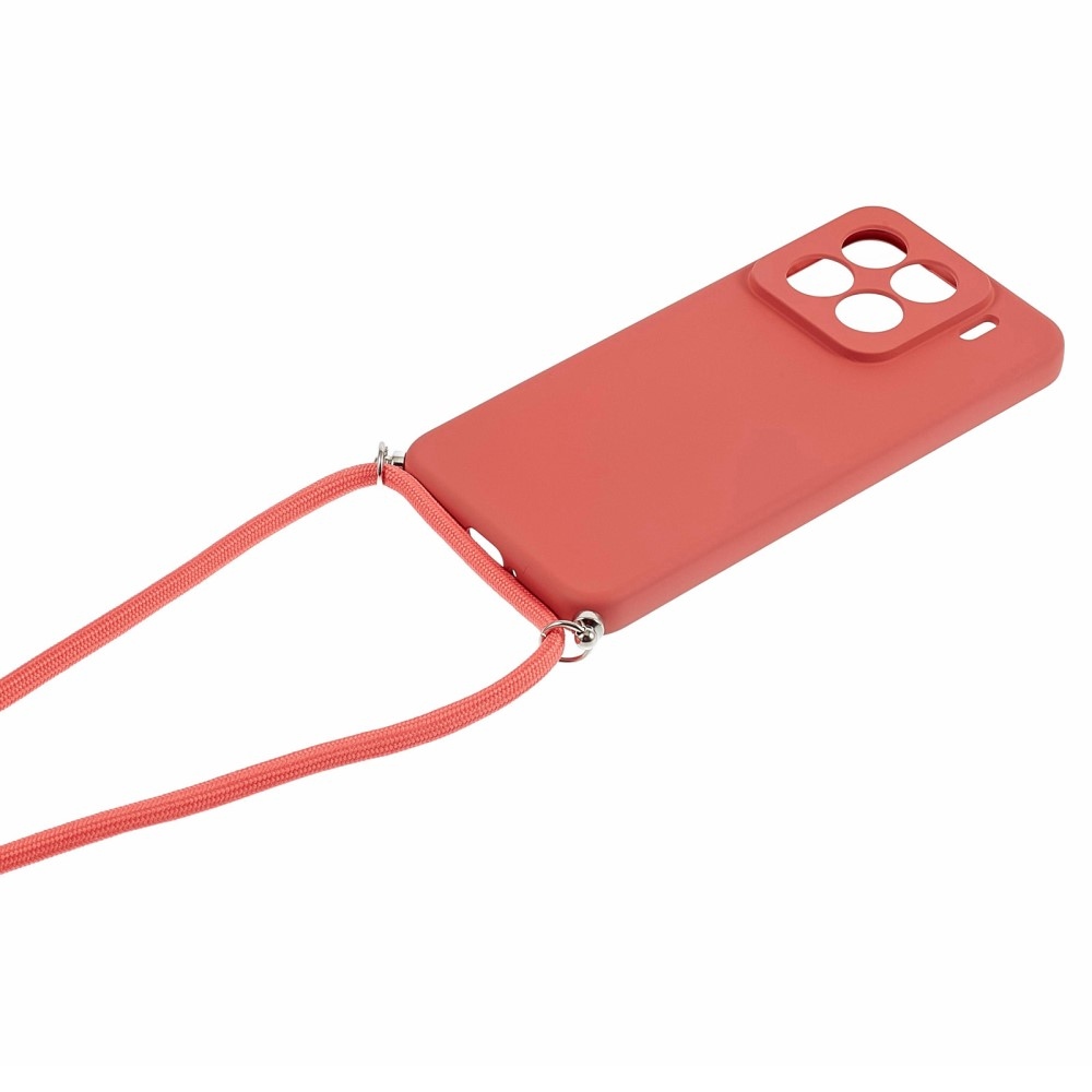 Lining gelový obal se šňůrkou na Xiaomi 15 Pro - vínový