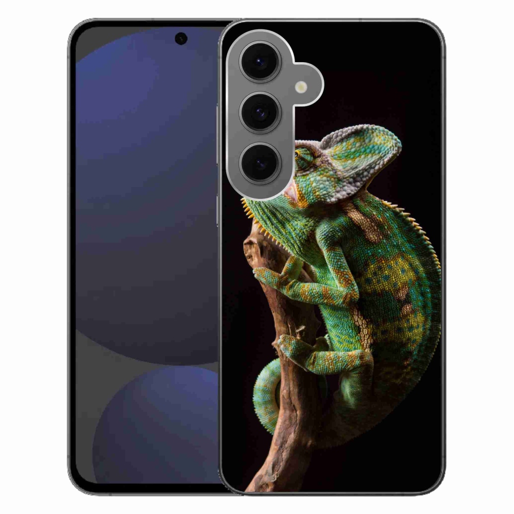 Gelový kryt mmCase na Samsung Galaxy S24 FE - chameleon