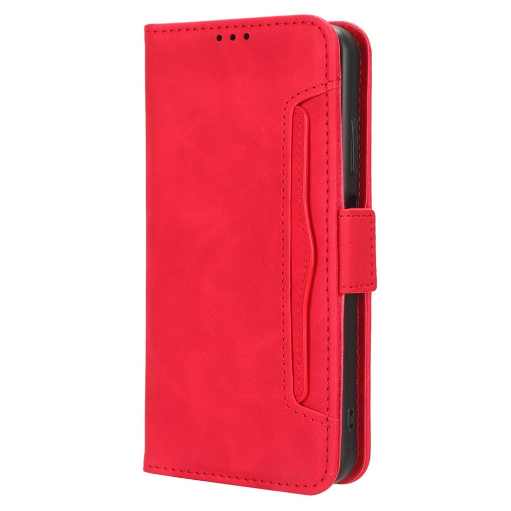 Cards knížkové pouzdro na Xiaomi Redmi Note 14S/Note 13 Pro 4G/Poco M6 Pro - červené