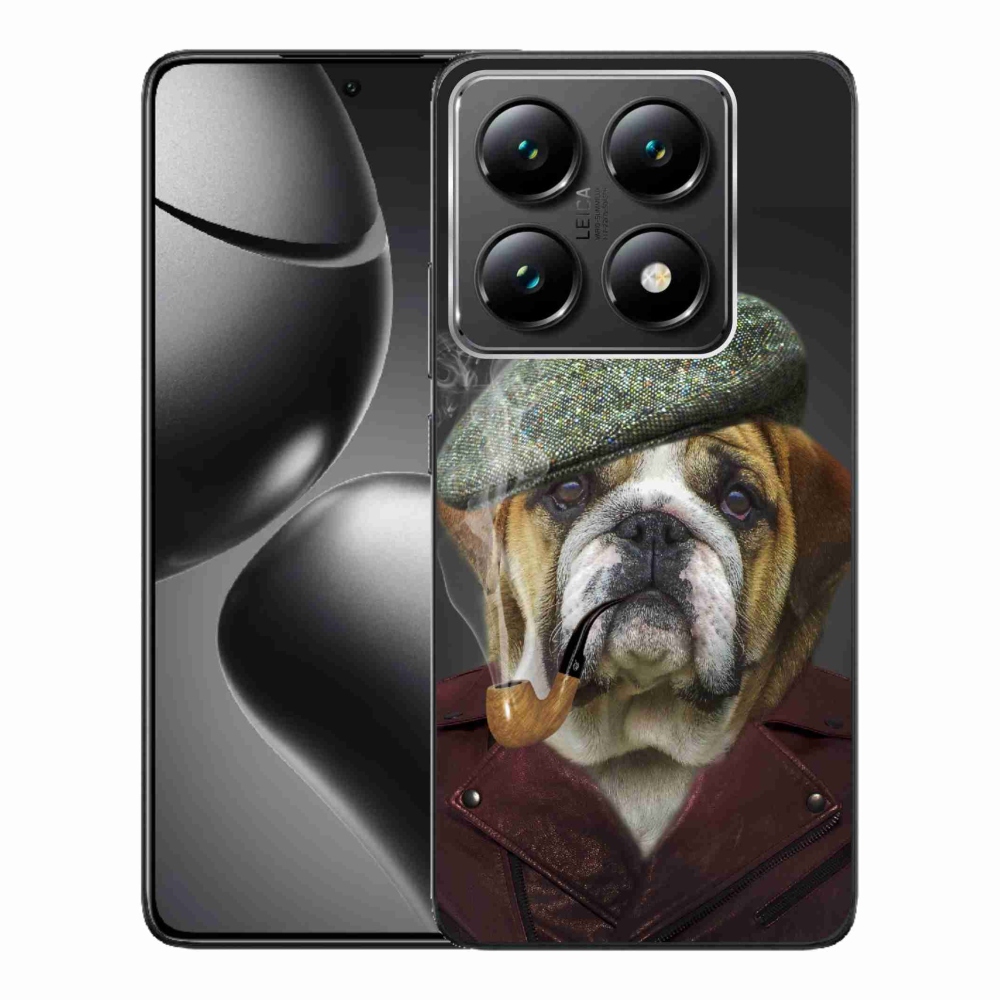 Gelový kryt mmCase na Xiaomi 14T Pro - pes s fajfkou