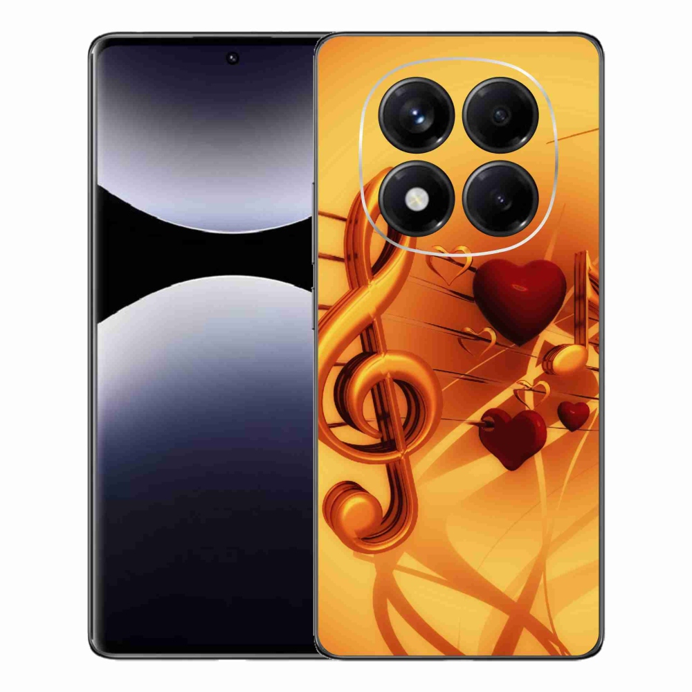 Gelový kryt mmCase na Xiaomi Redmi Note 14 Pro - noty