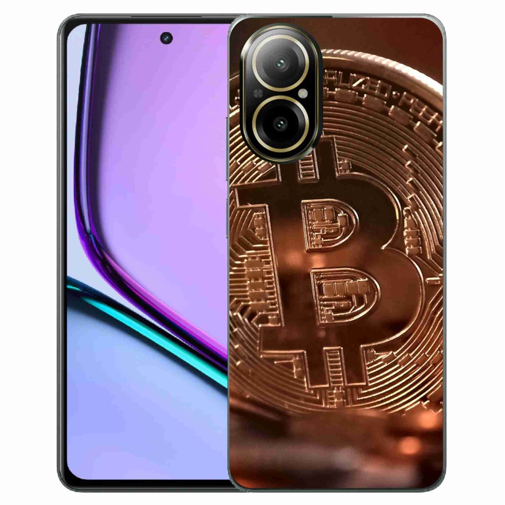 Gelový kryt mmCase na Realme C67 - bitcoin
