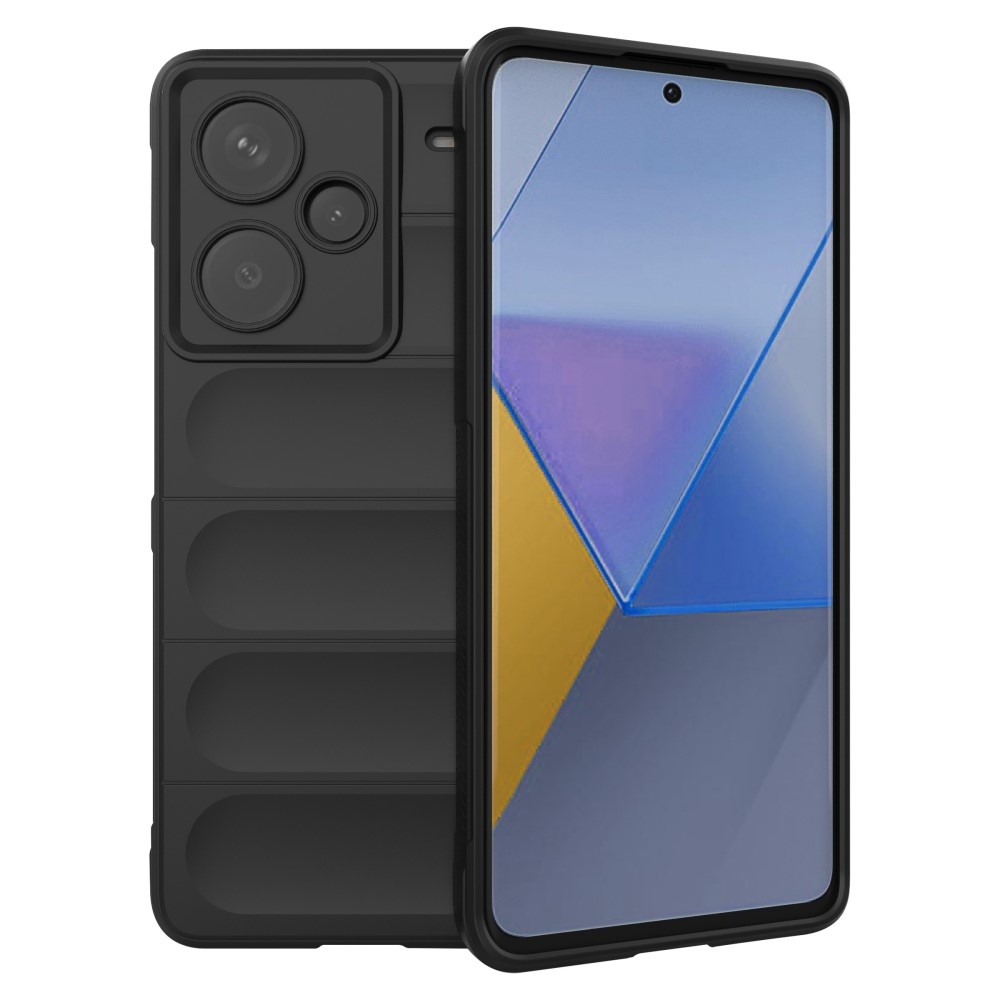 Rugg odolný gelový obal na Xiaomi Redmi Note 13 Pro+ 5G - černý