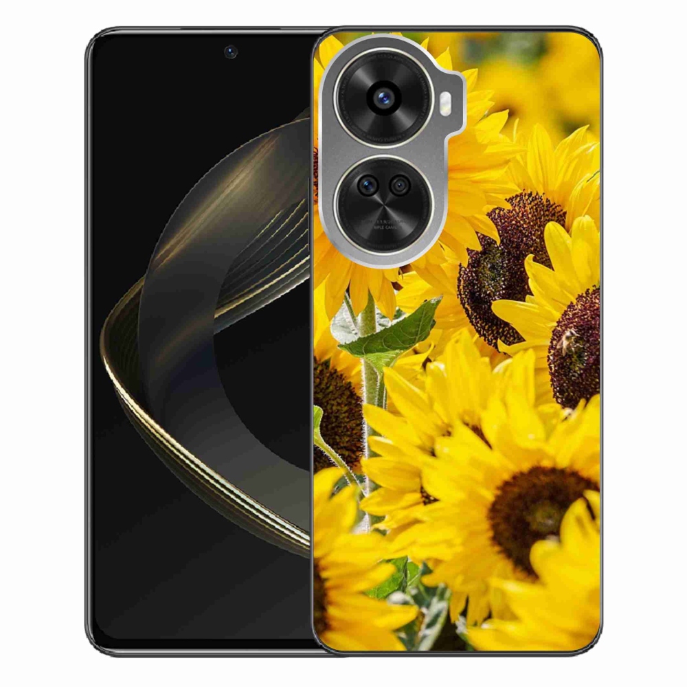 Gelový kryt mmCase na Huawei Nova 12 SE - slunečnice