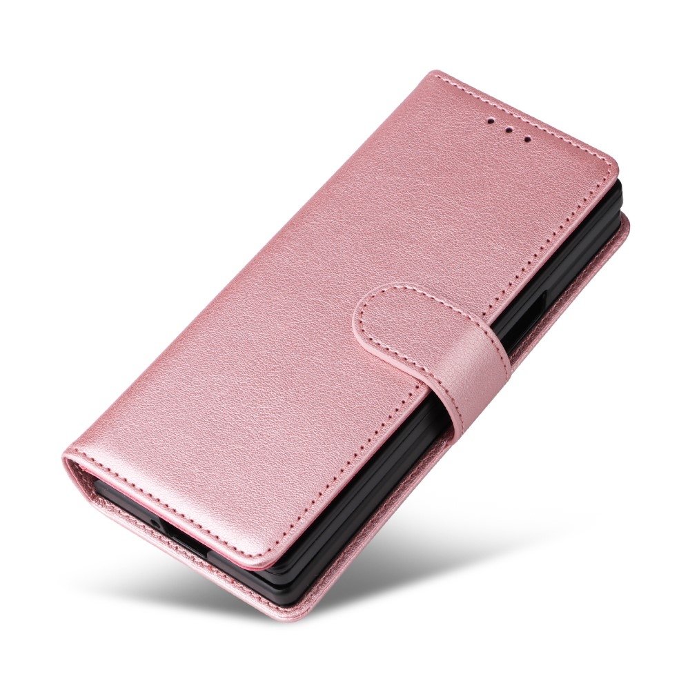 Wallet knížkové pouzdro na Samsung Galaxy Z Fold6 5G - růžovozlaté