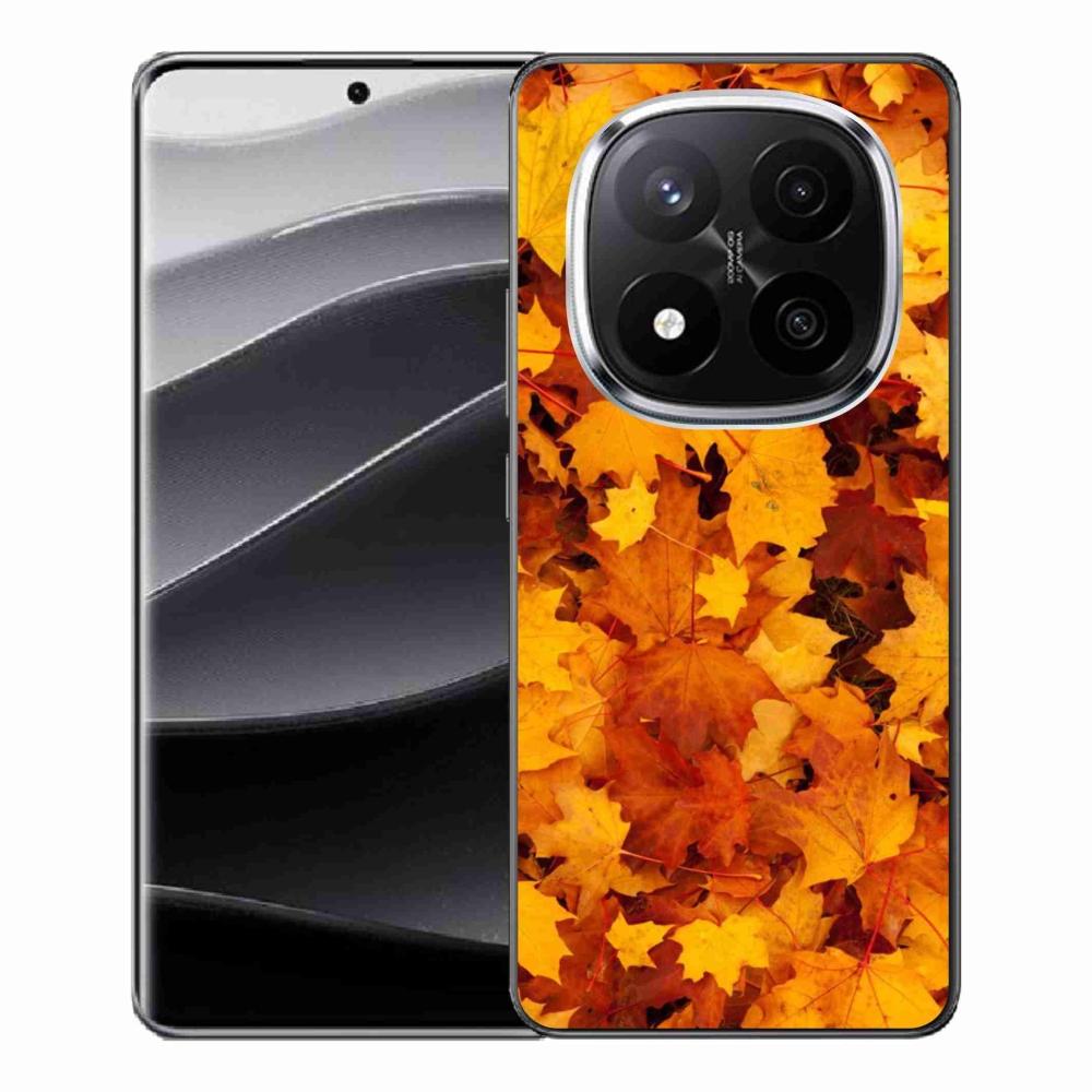 Gelový kryt mmCase na Xiaomi Redmi Note 14 Pro+ 5G - javorové listy