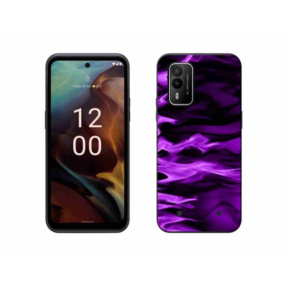 Gelový kryt mmCase na Nokia XR21 - abstraktní vzor 9