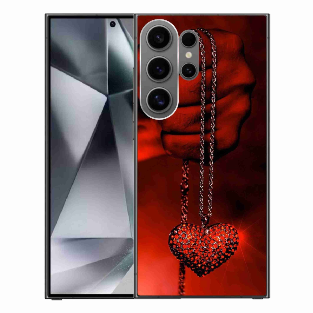 Gelový kryt mmCase na Samsung Galaxy S24 Ultra - náhrdelník