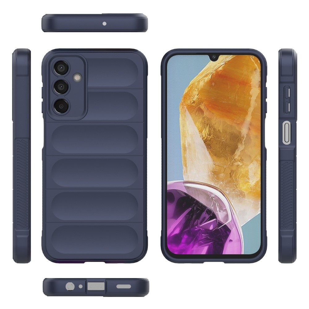 Rugg odolný gelový obal na Samsung Galaxy M15 5G - tmavěmodrý