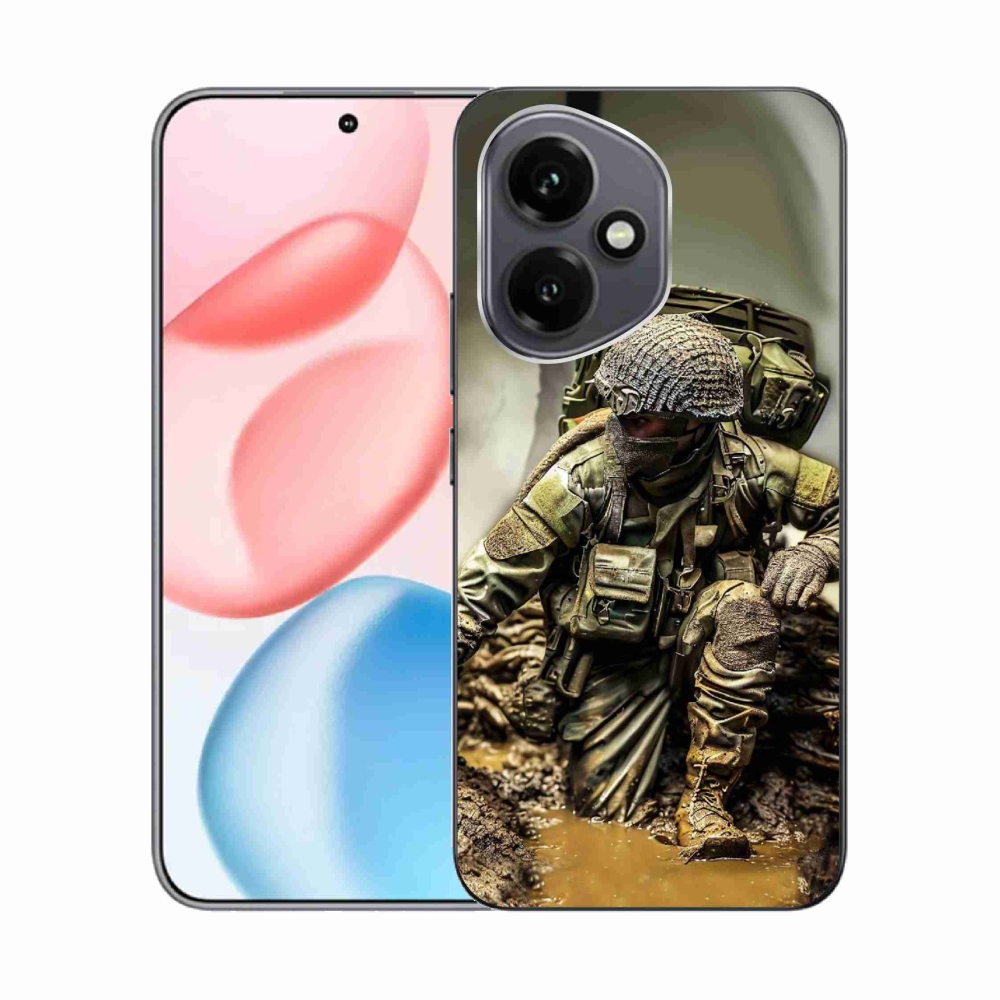 Gelový kryt mmCase na Honor 400 - voják