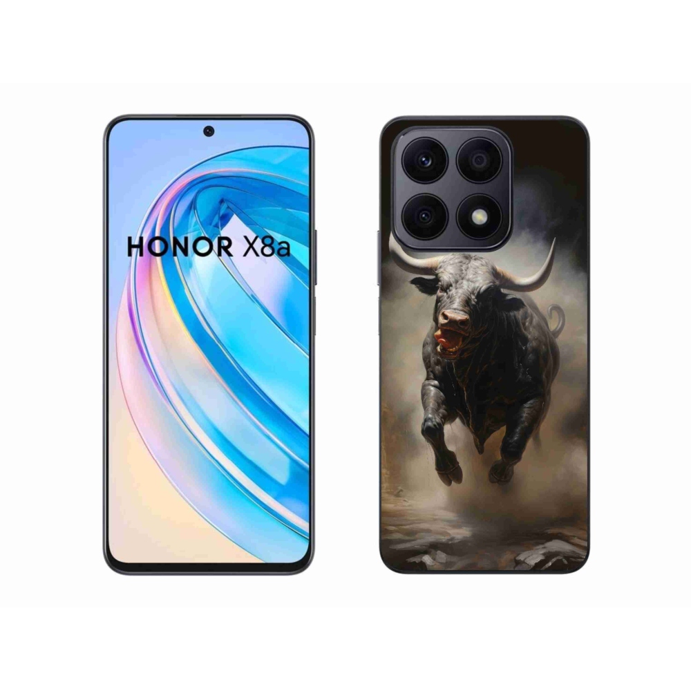 Gelový kryt mmCase na Honor X8a - rozzuřený býk