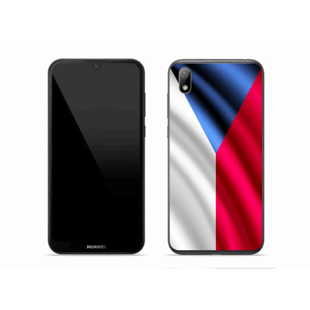 Gelový kryt mmCase na mobil Huawei Y5 (2019) - česká vlajka