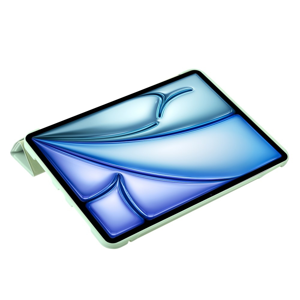 Origamis chytré polohovací pouzdro na tablet iPad Air 13 (2024)/(2025) - světlezelené