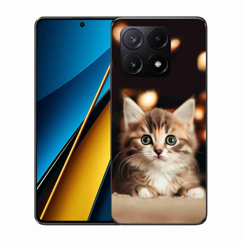 Gelový kryt mmCase na Xiaomi Poco X6 Pro 5G - roztomilé kotě 2