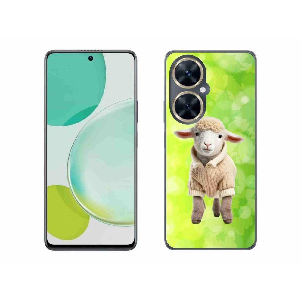 Gelový kryt mmCase na Huawei Nova 11i - jehně ve svetru