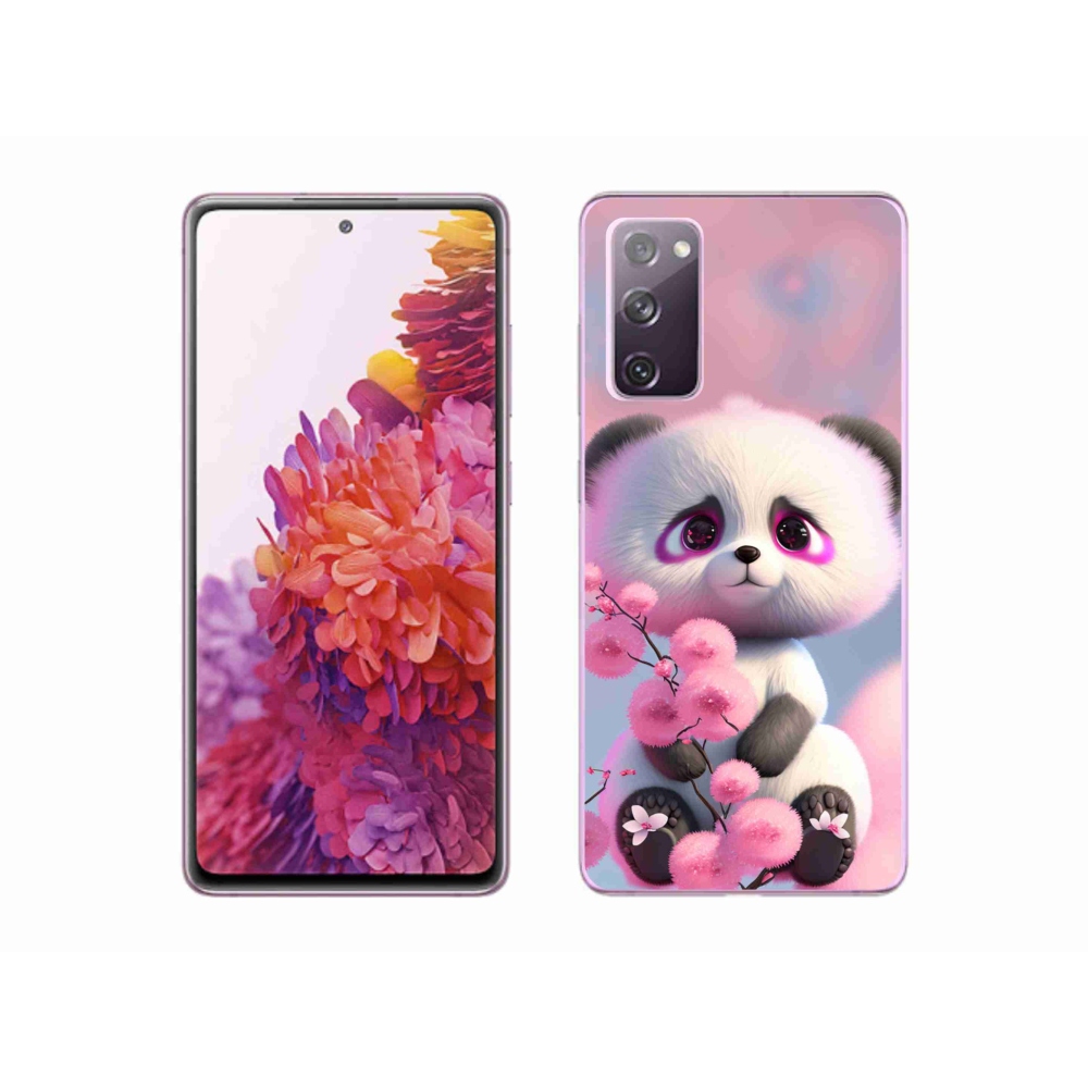 Gelový kryt mmCase na Samsung Galaxy S20 FE - roztomilá panda 1
