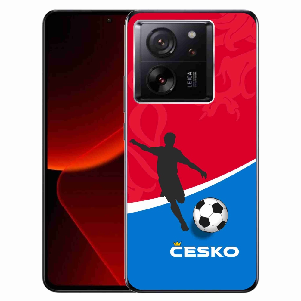 Gelový kryt mmCase na Xiaomi 13T/13T Pro - fotbal Česko