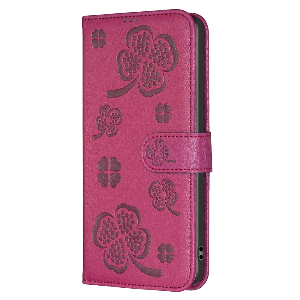 Clover knížkové pouzdro na Samsung Galaxy S25 Edge - rose