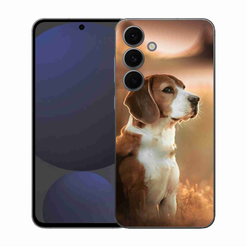 Gelový kryt mmCase na Samsung Galaxy S25 FE - bígl