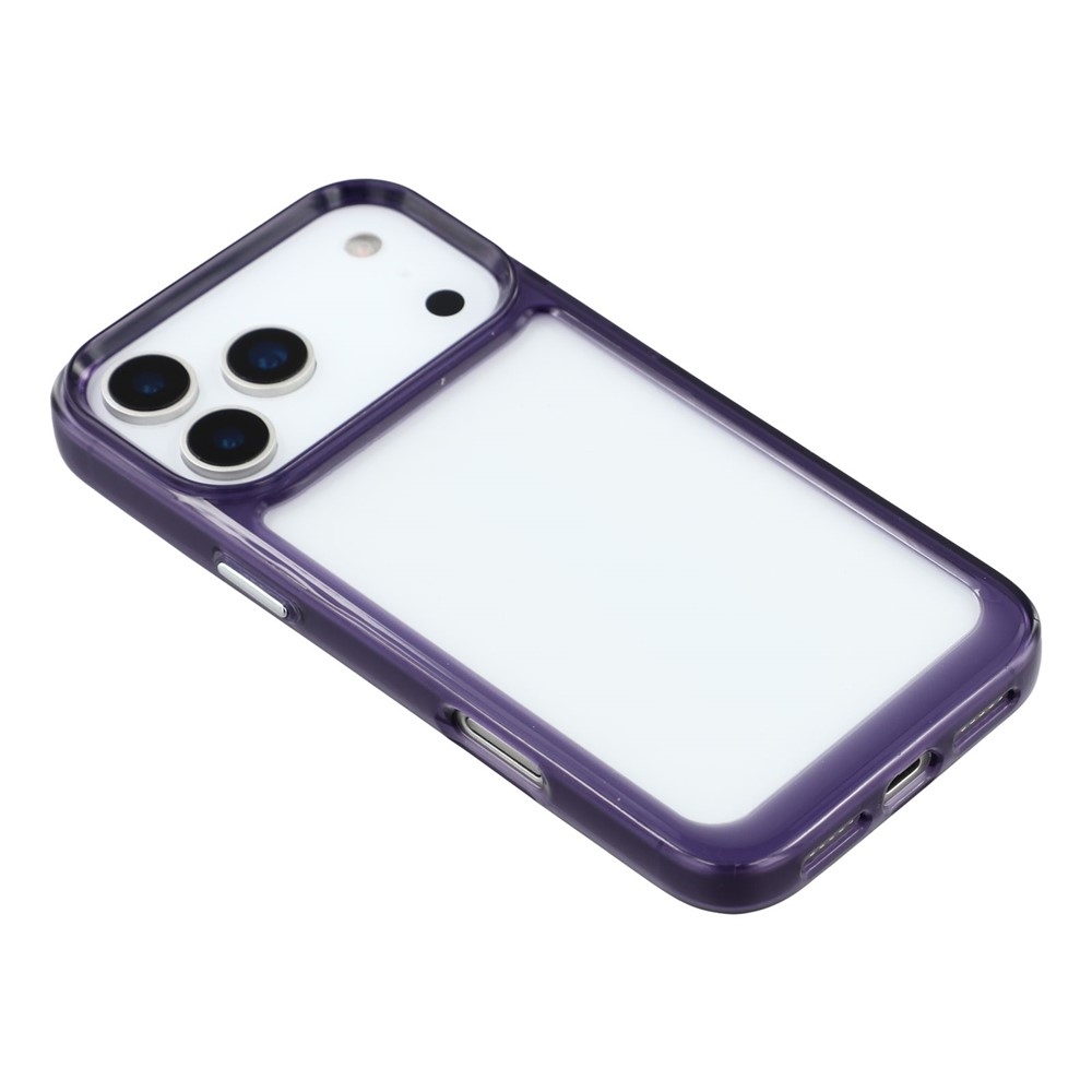 Gelový obal s pevnými zády na iPhone 17 Pro Max - fialový