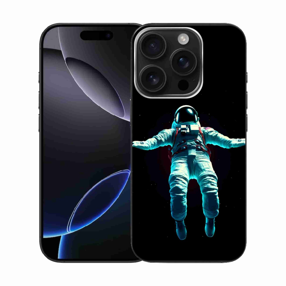 Gelový kryt mmCase na iPhone 16 Pro - kosmonaut