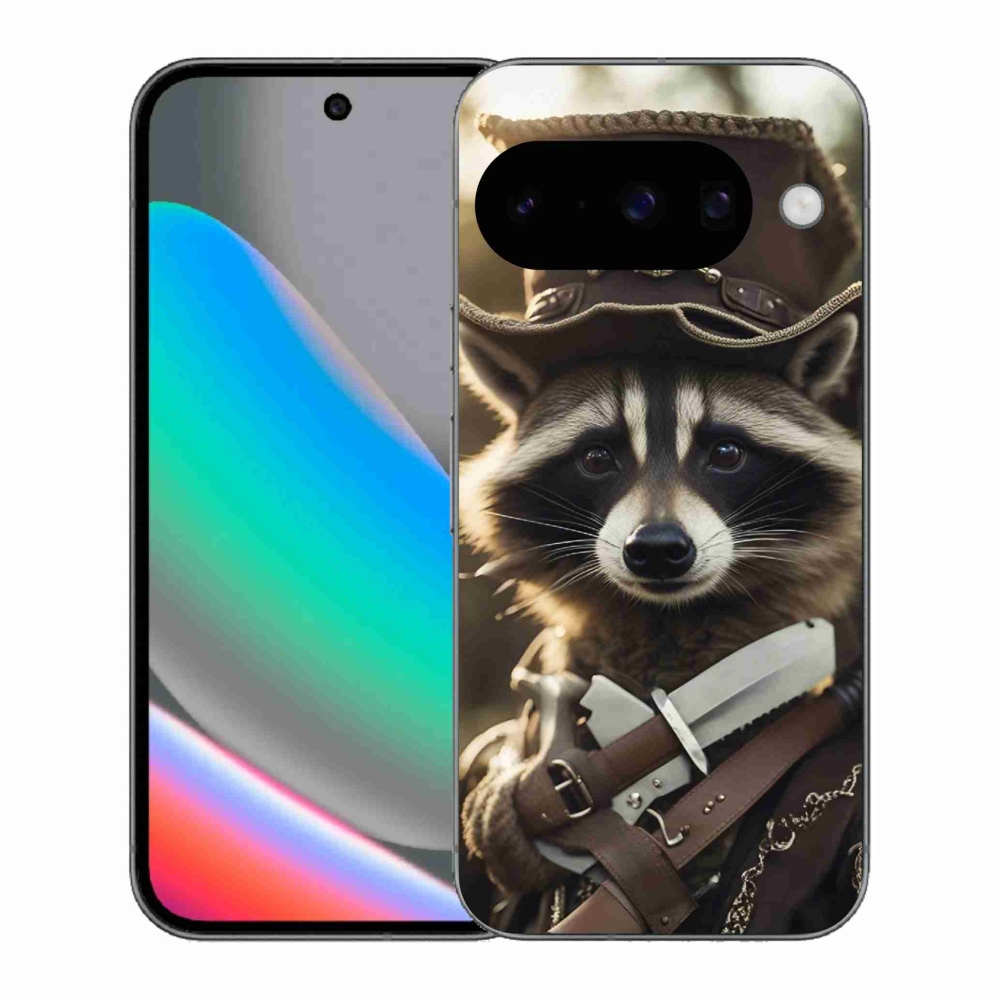 Gelový kryt mmCase na Google Pixel 10 - mýval v uniformě