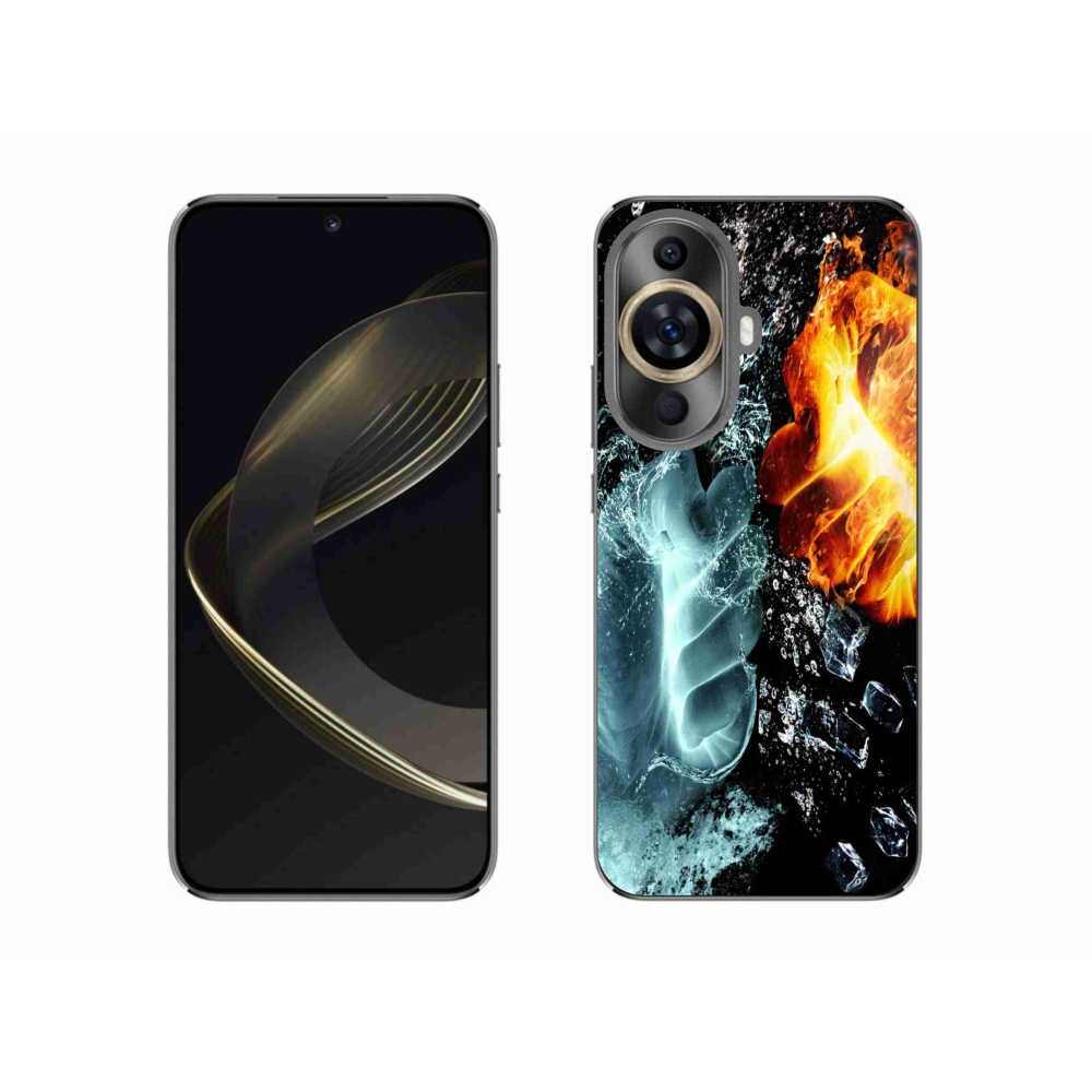 Gelový kryt mmCase na Huawei Nova 11 - voda a oheň
