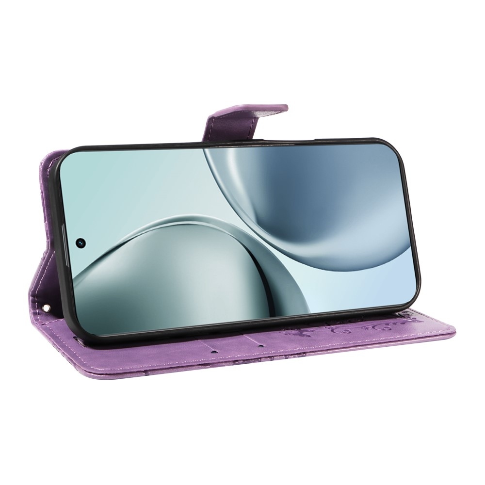 Big Butterfly knížkové pouzdro na Realme 14 Pro+ 5G - fialové