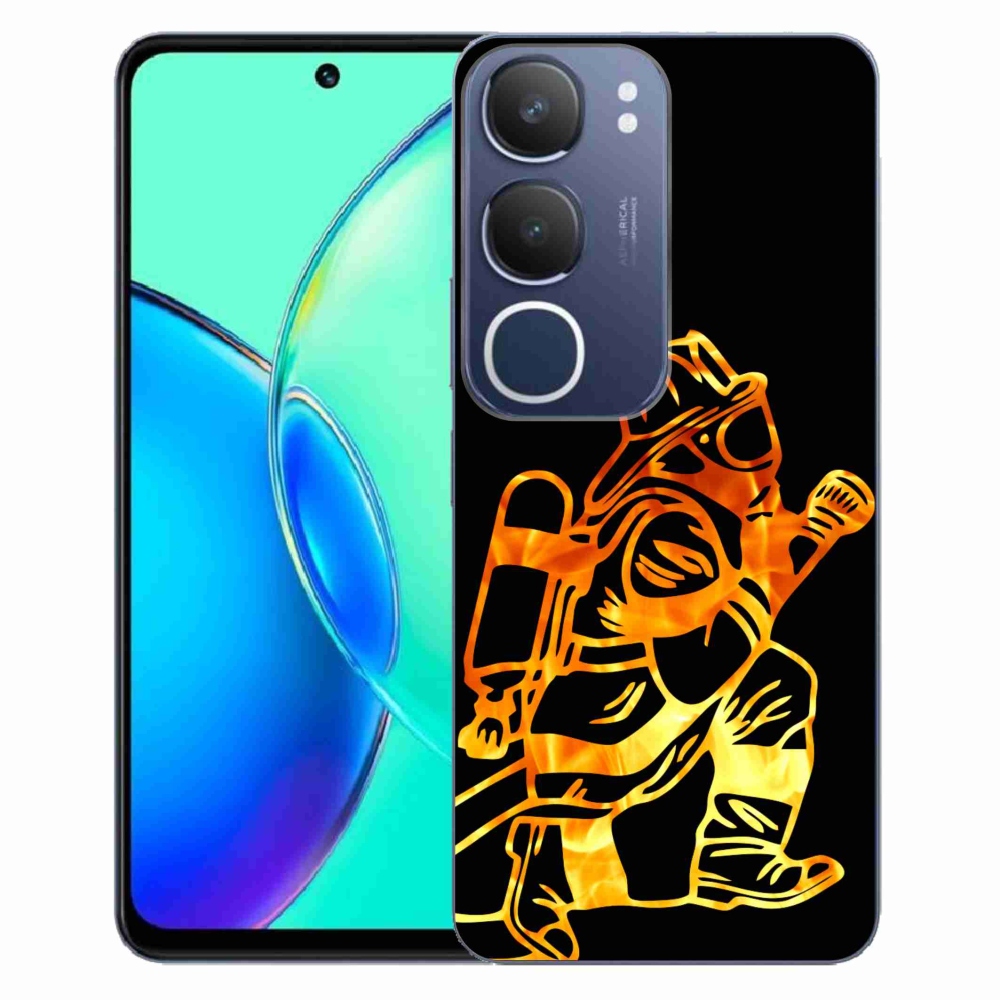 Gelový kryt mmCase na Vivo Y19s - hasič 1