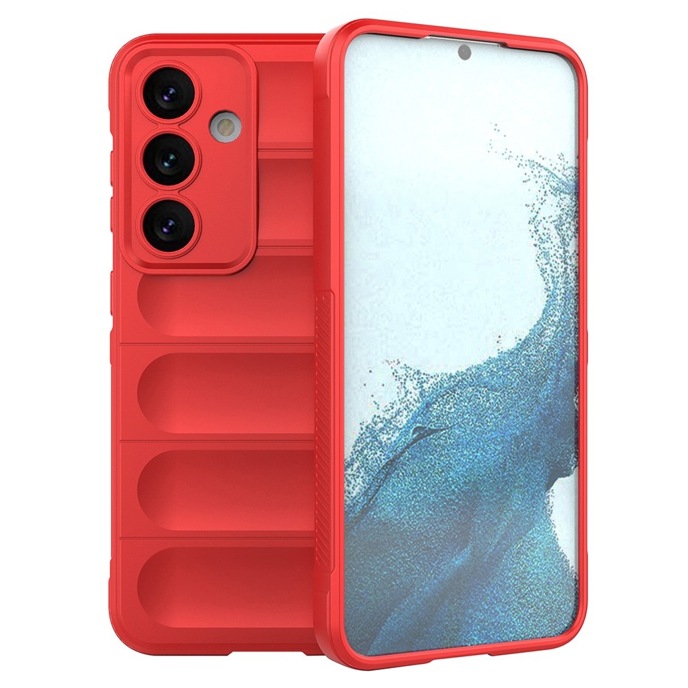 Rugg odolný gelový obal na Samsung Galaxy S24 - červený