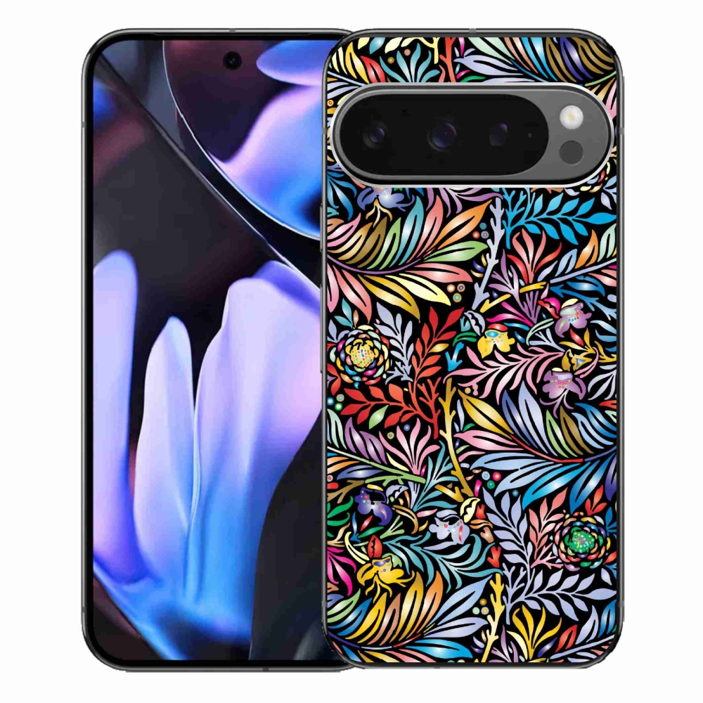 Gelový kryt mmCase na Google Pixel 9 Pro XL - květiny 5