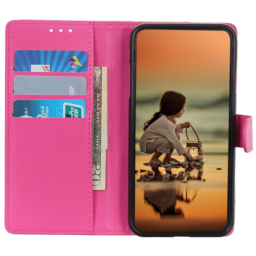 Litchie knížkové pouzdro na Xiaomi Poco C65/Redmi 13C 4G/5G - rose