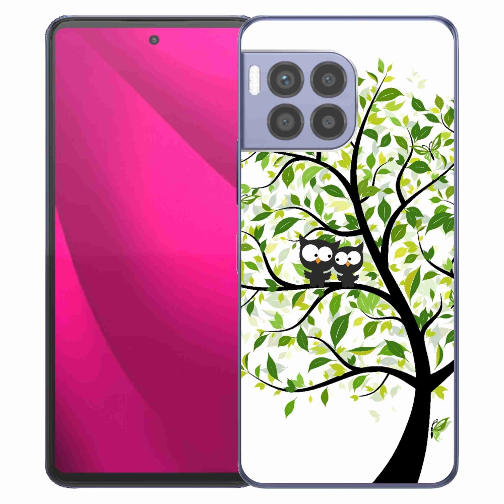 Gelový kryt mmCase na T-Mobile T Phone 2 Pro - sovičky na stromě