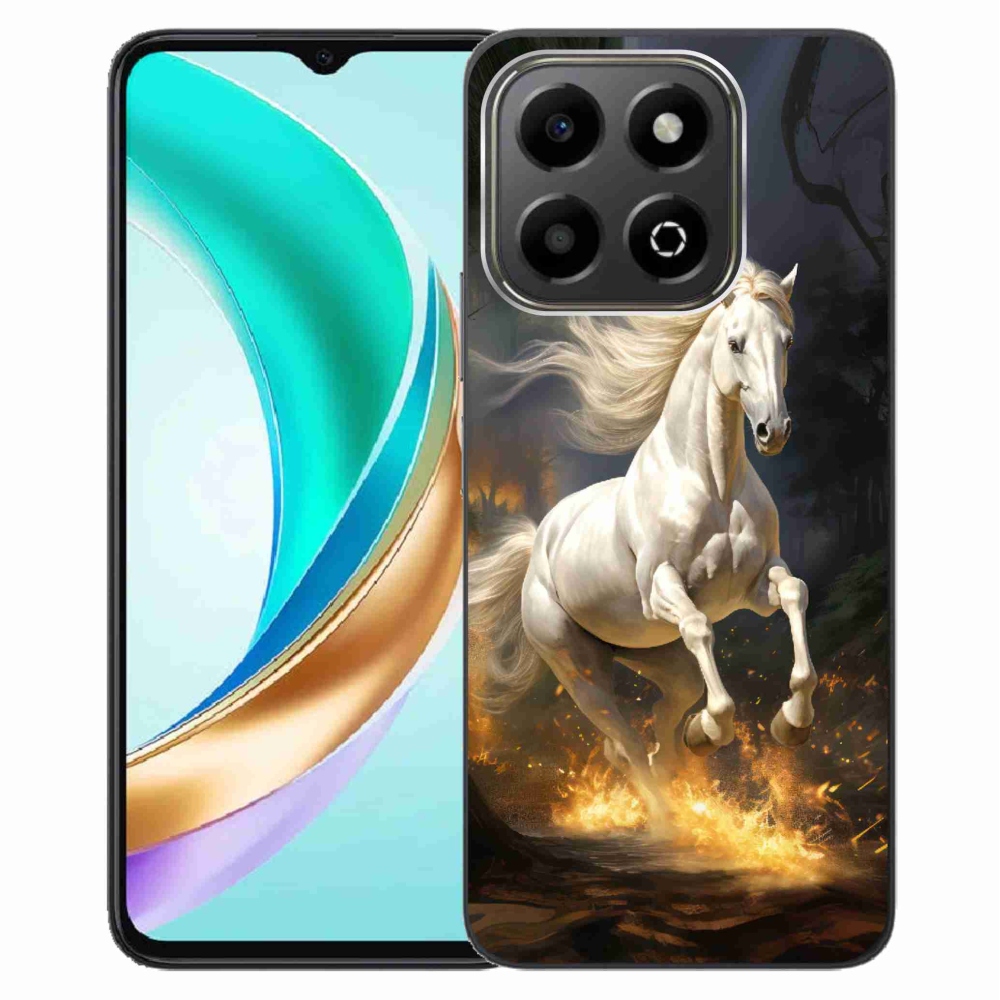 Gelový kryt mmCase na Honor X6b - bílý kůň 2