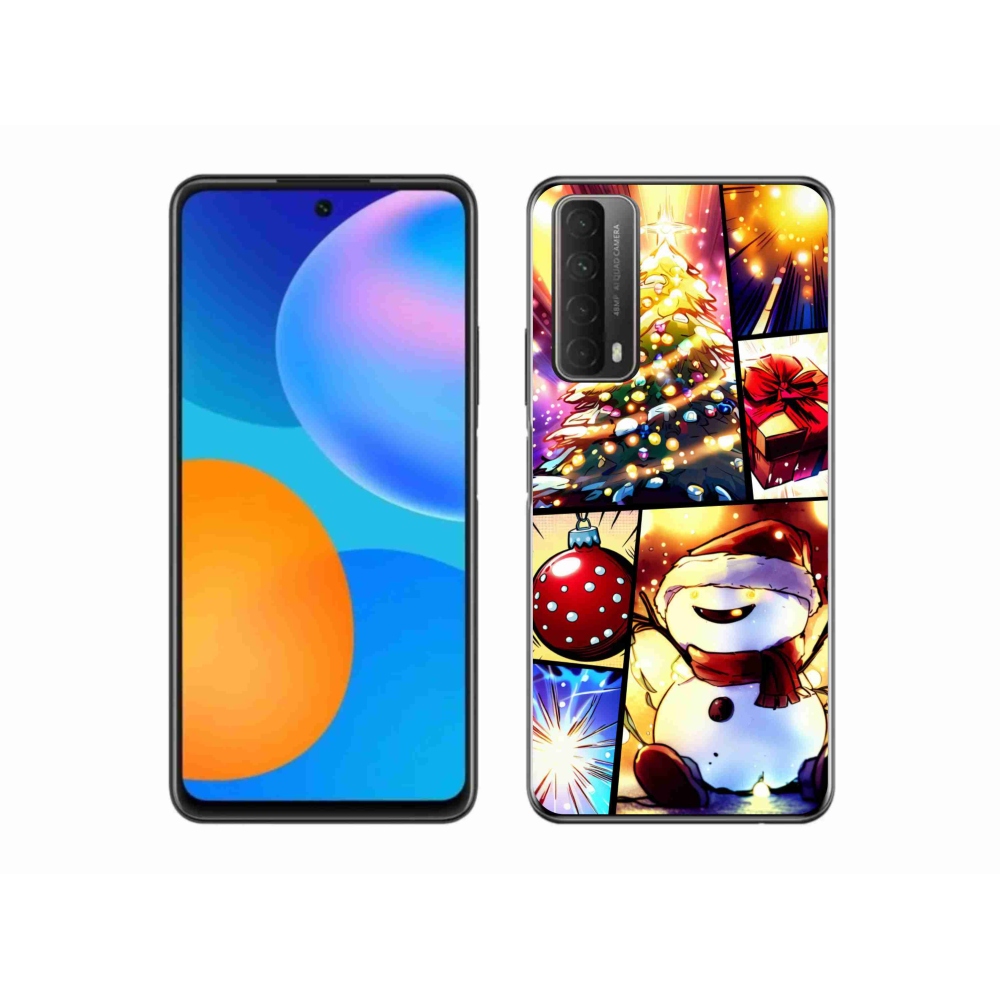 Gelový kryt mmCase na Huawei P Smart (2021) - vánoční motivy 1