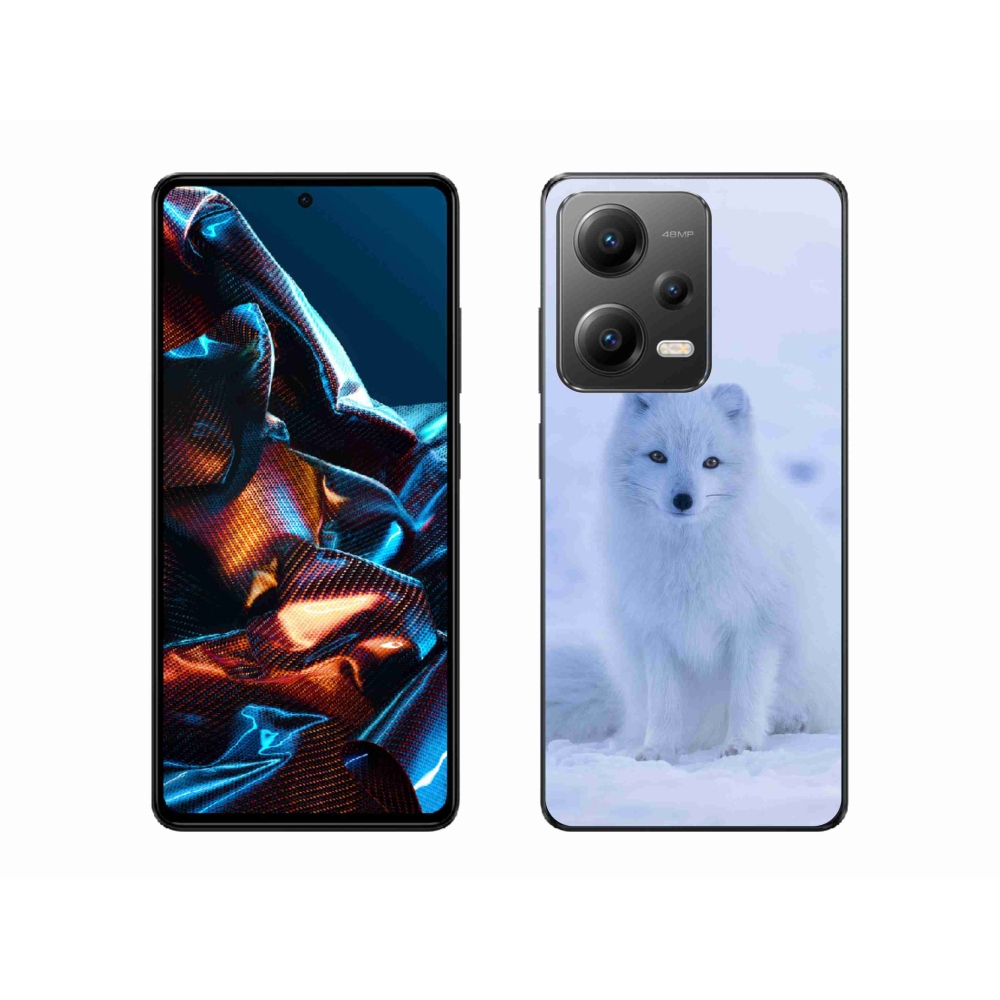 Gelový kryt mmCase na mobil Xiaomi Redmi Note 12 Pro 5G - polární liška