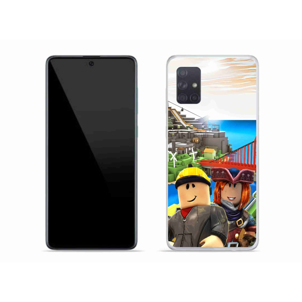Gelový kryt mmCase na Samsung Galaxy A71 - roblox 1